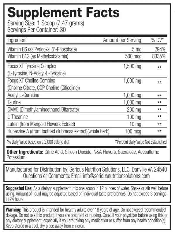 FocusXT Label (Fruit Punch) Supp Facts.webp