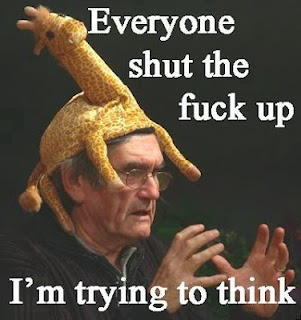 GiraffeHat giraffe hat everyone shut the **** up i'm trying to think meme 4chan lol wtf old man.jpg