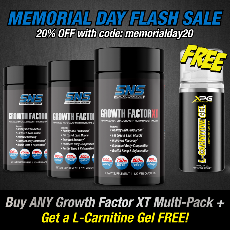 GrowthFactor L-Carnitine-MemorialDayFlashSale.png