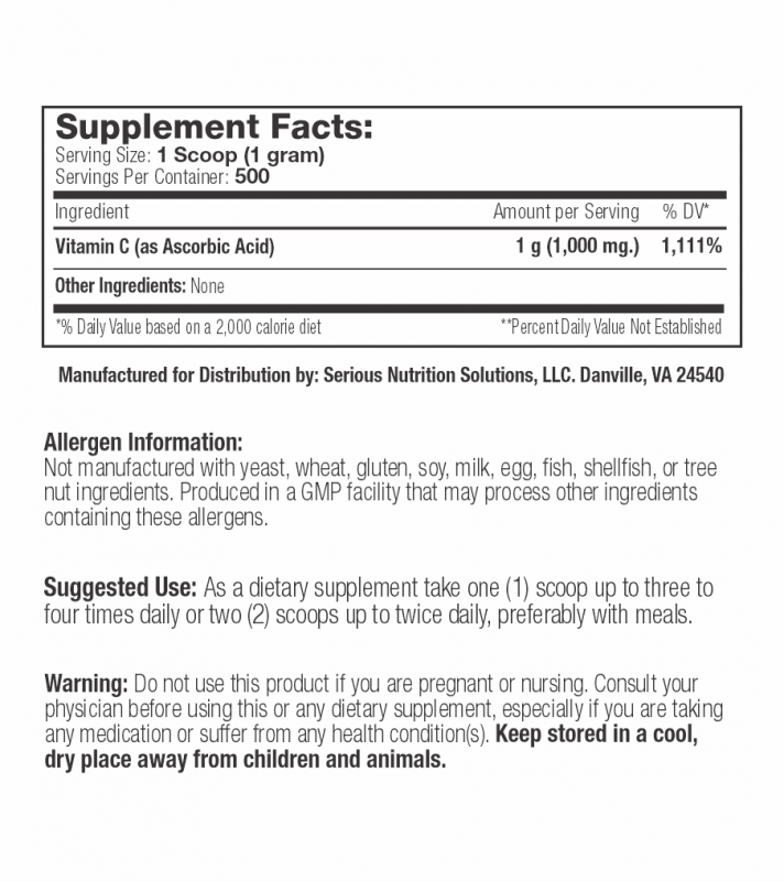 Vitamin C Powder Supplement Facts, Directions, etc..png