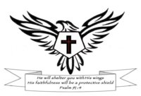 Eagle clean small black cross red hl stretched.jpg